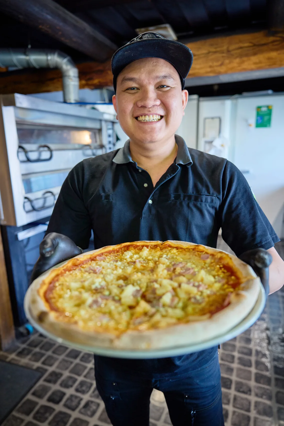 Kotipizzan valikoimaa